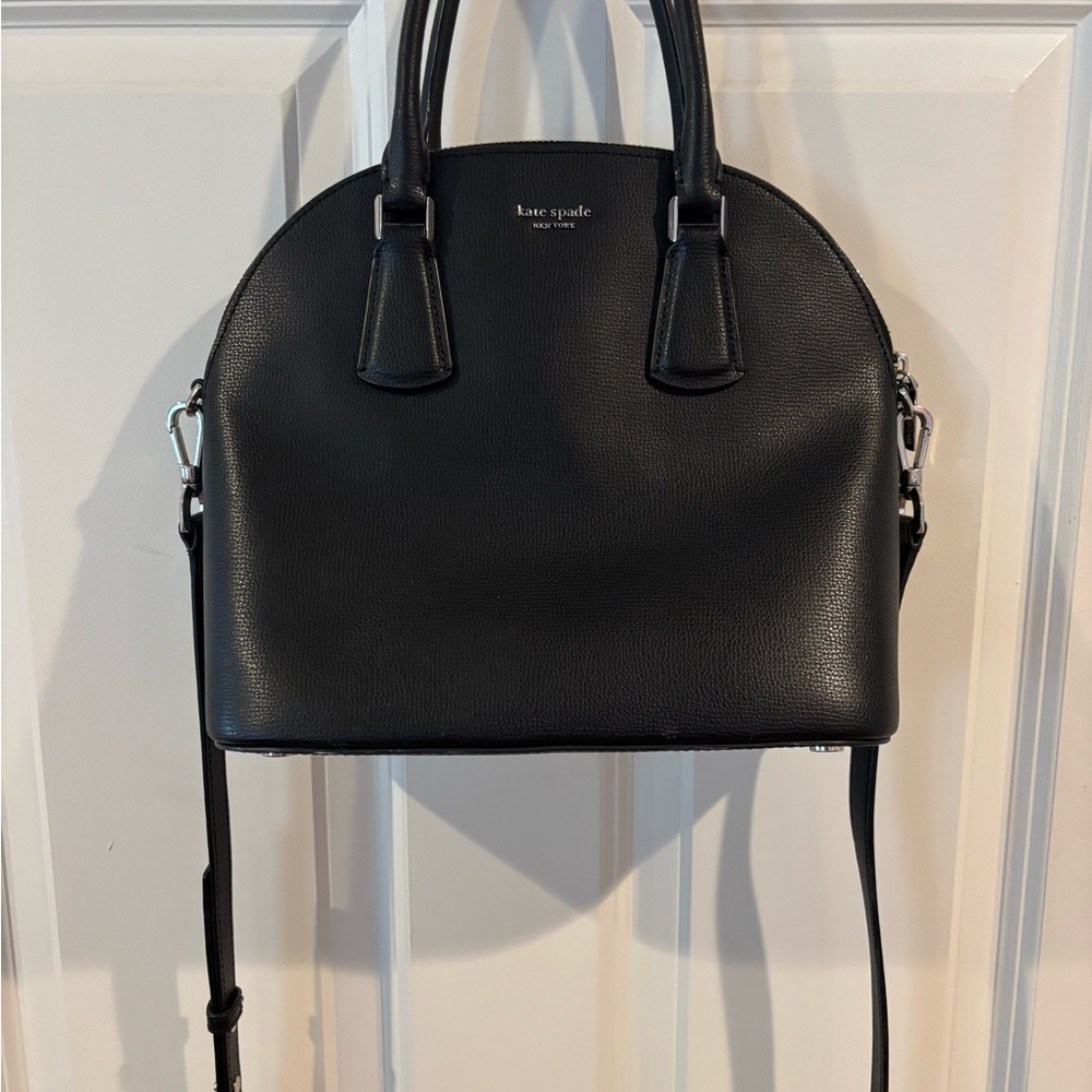 Kate Spade Black Satchel Dome Bag